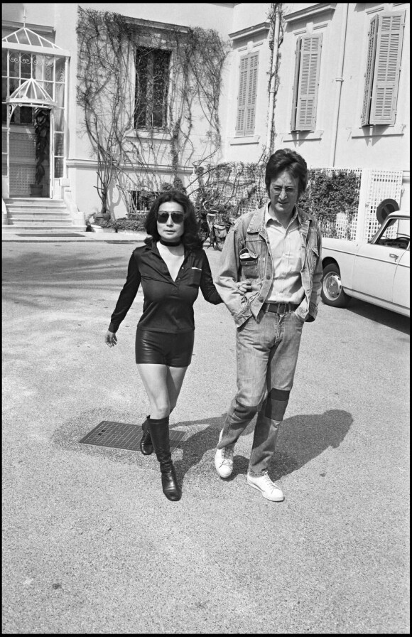 John Lennon et Yoko Ono au festival de Cannes, mai 1971.