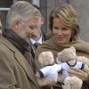Le prince Philippe et la princesse Mathilde de Belgique étaient en visite officielle dans la province du Luxembourg le 16 novembre 2011.