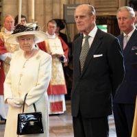 La reine Elizabeth, Philip et Charles à Westminster pour un grand anniversaire