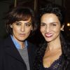 Inès de la Fressange et Farida Khelfa ont assisté à la soirée de la galerie du Passage à Paris le 21 novembre 2011