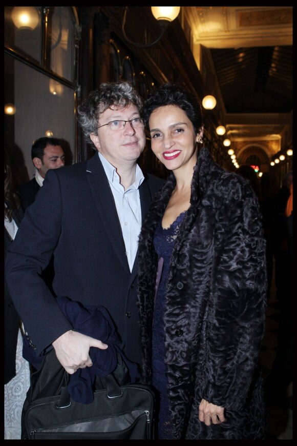Henri Seydoux et Farida Khelfa ont assisté à la soirée de la galerie du Passage à Paris le 21 novembre 2011