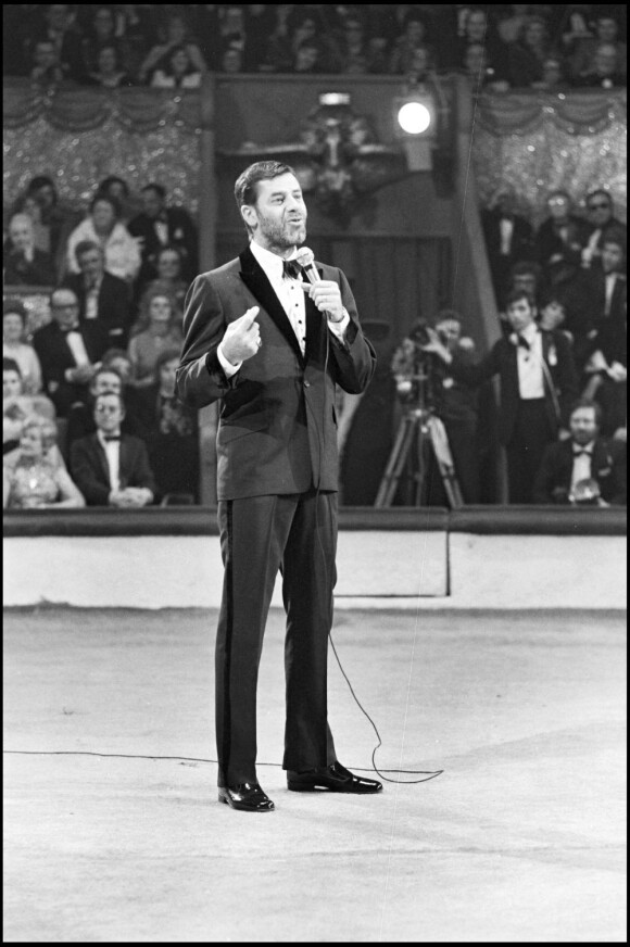 Jerry Lewis lors du Gala de l'Union des artistes 1974.