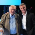 Michel Galabru et Cyril Viguier lors de l'enregistrement de l'émission  Vendredi sur un plateau !, diffusée le vendredi 25 novembre 2011, sur  France 3