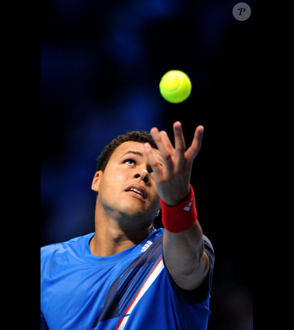 Jo-Wilfried Tsonga s'est imposé face à Rafael Nadal le 24 novembre 2011 lors des Masters de Londres