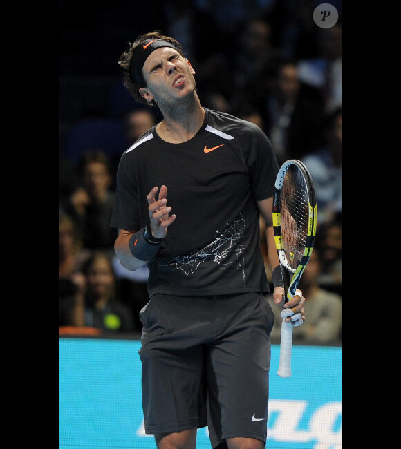 Rafael Nadal s'est incliné face à Jo-Wilfried Tsonga le 24 novembre 2011 lors des Masters de Londres