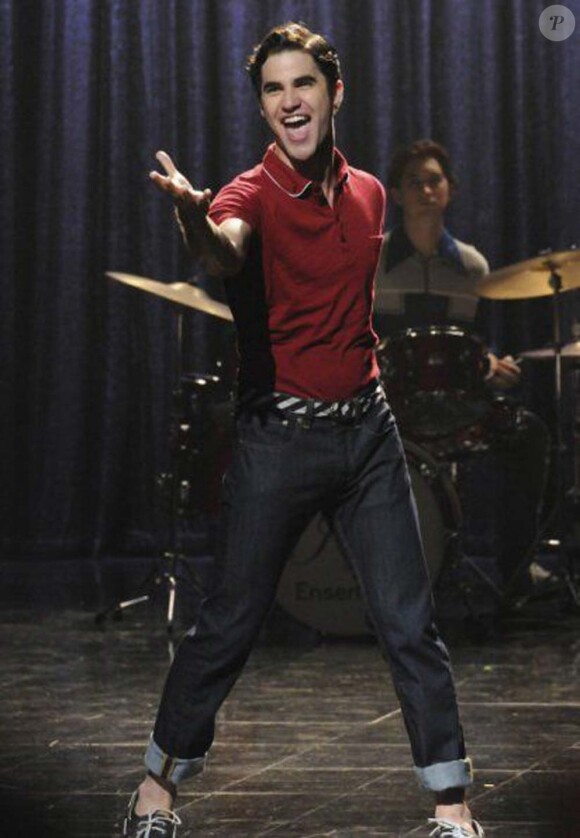 Darren Criss dans la série Glee, 2011.