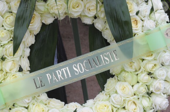 Funérailles de Danielle Mitterrand à Cluny le 26 novembre 2011