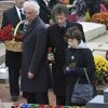 Jack Lang lors des funérailles de Danielle Mitterrand à Cluny le 26 novembre 2011