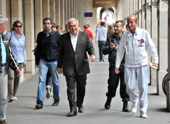 Domnique Strauss-Kahn à Paris, le 5 septembre 2011.