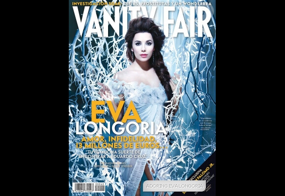 Eva Longoria en couverture de Vanity Fair Espagne décembre 2011