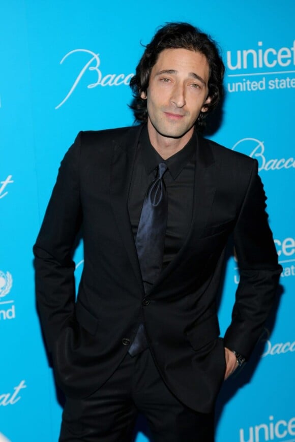 Adrien Brody lors du gala Unicef organisé à New York le 29 novembre 2011