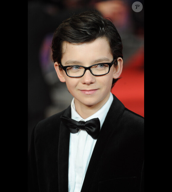 Asa Butterfield, le 28 novembre 2011 à Londres.