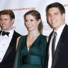Matthew Reeve, Alexandra Reeve et Will Reeve, au gala de la fondation Reeve, à New York le 30 novembre 2011.