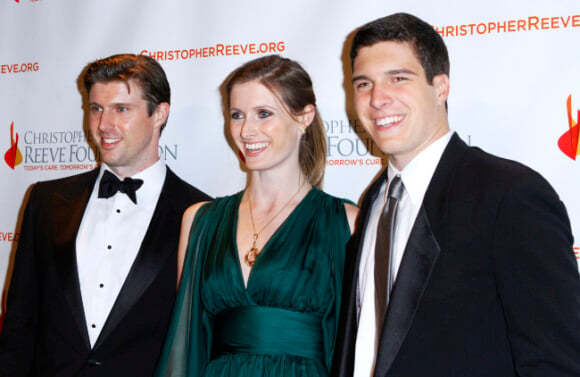 Matthew Reeve, Alexandra Reeve et Will Reeve, au gala de la fondation Reeve, à New York le 30 novembre 2011.