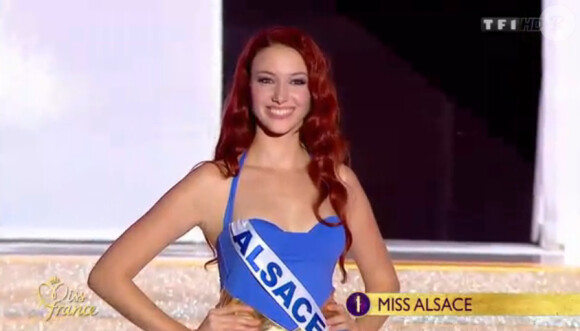 Miss Alsace, demi-finaliste, le samedi 3 décembre 2011 à Brest à l'occasion de l'élection de Miss France 2012.