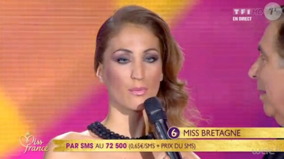 Miss Bretagne, demi-finaliste, le samedi 3 décembre 2011 à Brest à l'occasion de l'élection de Miss France 2012.