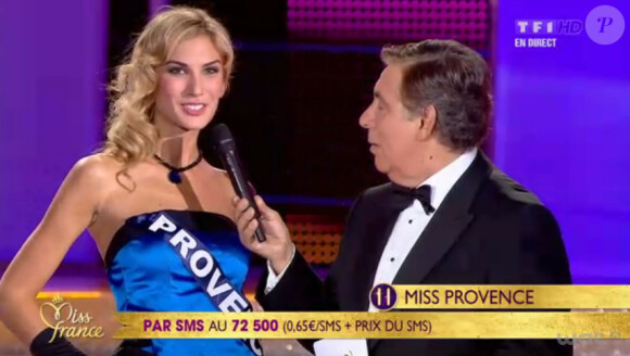Miss Provence, demi-finaliste, le samedi 3 décembre 2011 à Brest à l'occasion de l'élection de Miss France 2012.