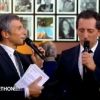 Nagui et Gad Elmaleh lors du Téléthon 2011 sur France 2, samedi 3 décembre 2011