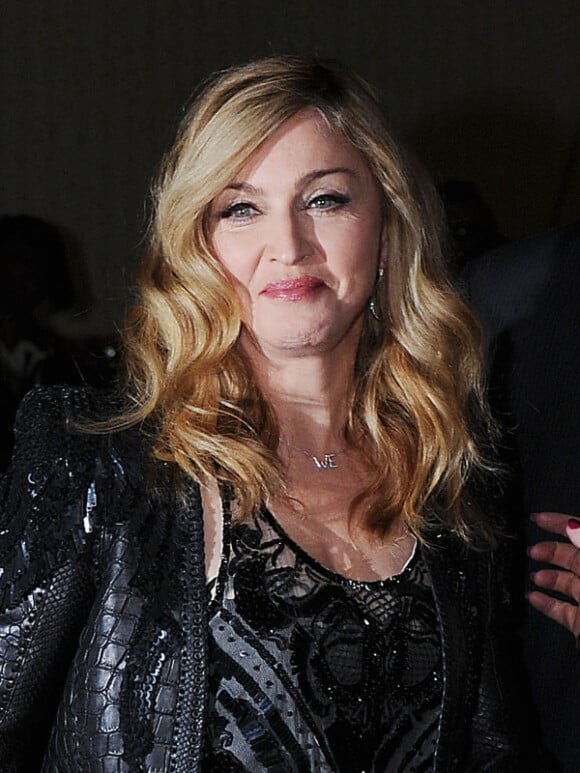 Madonna présentait son film W.E. à New York, le 4 décembre 2011.