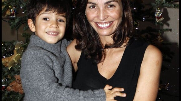 Inés Sastre et son adorable petit Diego sont éblouis par Cendrillon