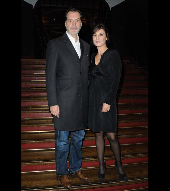 Helene Medigue et Samuel Labarthe lors de la soirée 'Prix Du Producteur Français De Télévision' à Paris, le 5 décembre 2011