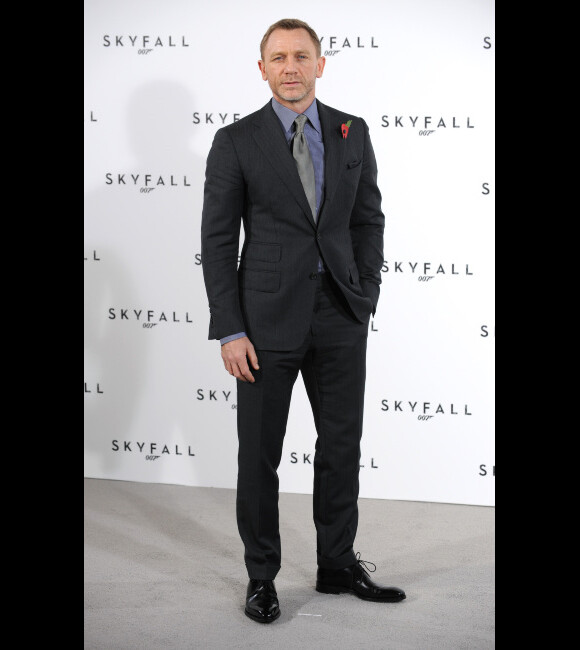 Daniel Craig à Londres le 3 novembre 2011.