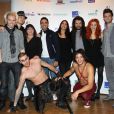 La troupe de Dracula lors de la cérémonie des Trophées APAJH au Carrousel du Louvre à Paris le lundi 5 décembre 2011