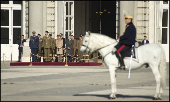 Relève solennelle de la Garde Royale espagnole. Le 7 décembre 2011