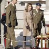 Letizia d'Espagne et son époux Felipe au Palais royal à Madrid le 7 décembre 2011