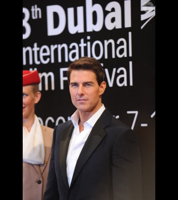 Tom Cruise à l'avant-première de Mission : Impossible - Protocole Fantôle à Dubaï, le 7 décembre 2011.