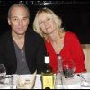 Laurent Baffie et sa femme lors de la soirée organisée par Edouard Nahum à la Gioia (VIP ROOM), le 7 décembre 2011 pour le lancement de la bague Sissi.