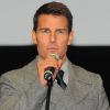 Tom Cruise à Moscou, le 8 décembre 2011 pour présenter Mission : Impossible - Protocole Fantôme.