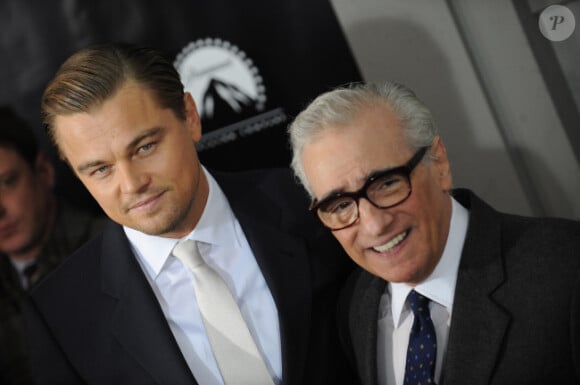 Martin Scorsese et Leonardo DiCaprio en février 2010