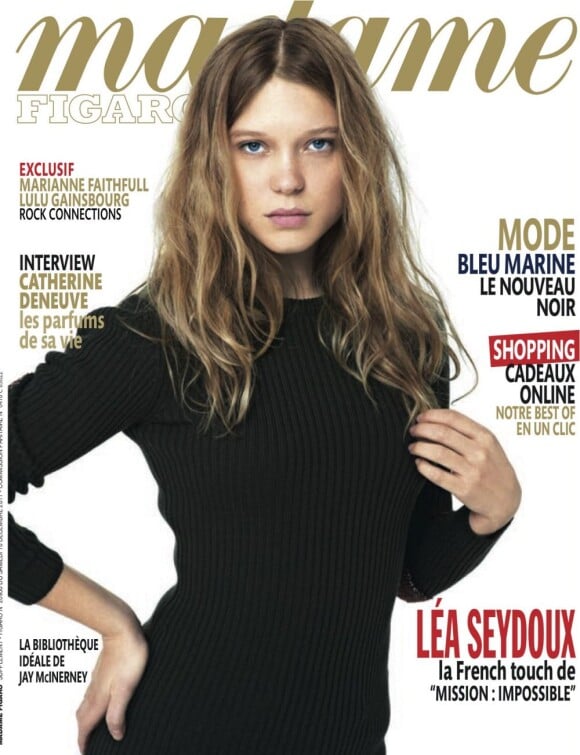 L'interview de Léa Seydoux dans Madame Figaro, en kiosques le 10 décembre.