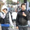 Kate Hudson et Matthew Bellamy photographient les paparazzi le 30 novembre 2011 dans les rues de Londres