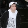 Rocco, le fils de Madonna âgé de 11 ans, sort du centre de la Kabbale à New York City, le samedi 10 décembre 2011.