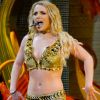Britney Spears lors de son concert à Porto Rico, dernière date de sa tournée Femme Fatale, le 10 décembre 2011