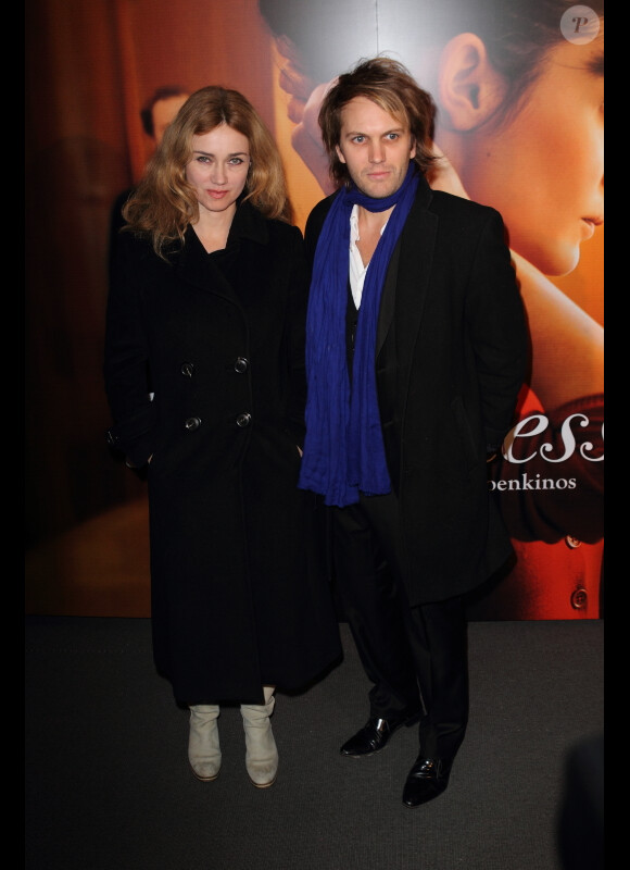 Marine Delterme et Florian Zeller à l'avant-première de La délicatesse, à Paris le 13 décembre 2011.