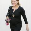 Hilary Duff enceinte, fait du shopping avec sa mère à Los Angeles le 14 décembre 2011