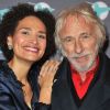 Frederique Bedos et Pierre Richard à Paris le 16 décembre 2011.