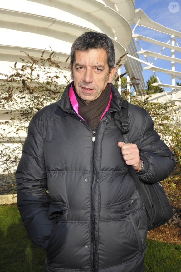 Michel Cymes lors du coup d'envoi des 25 ans du Futuroscope, à Poitiers, le 17 décembre 2011.