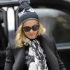 Madonna se rend au centre de la Kabbale à New York, le 17 décembre 2011.