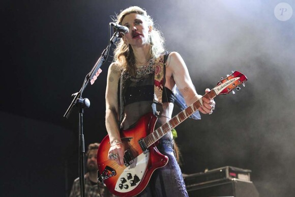 Courtney Love en concert à Sao Paulo, le 13 novembre 2011.