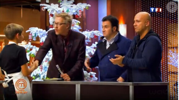 Le jury dans Masterchef Junior, jeudi 22 décembre 2011 sur TF1