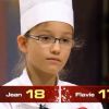 Flavie dans Masterchef Junior sur TF1 le vendredi 23 décembre 2011