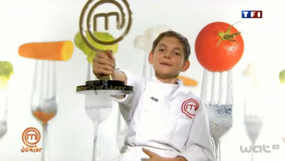Jean remporte la victoire dans Masterchef Junior sur TF1 le vendredi 23 décembre 2011