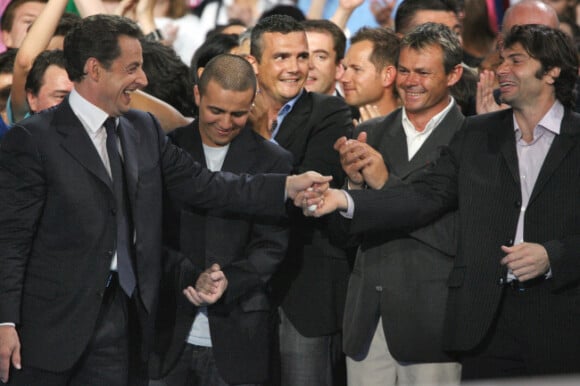 Faudel soutient Nicolas Sarkozy en avril 2007