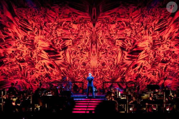 George Michael à Milan pour le Symphonica tour, le 11 novembre 2011.