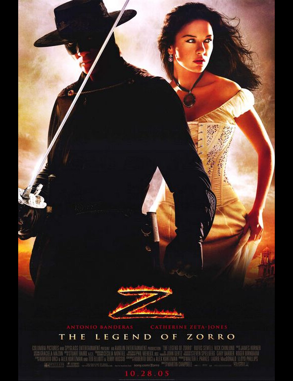 L'affiche de La légende de Zorro.