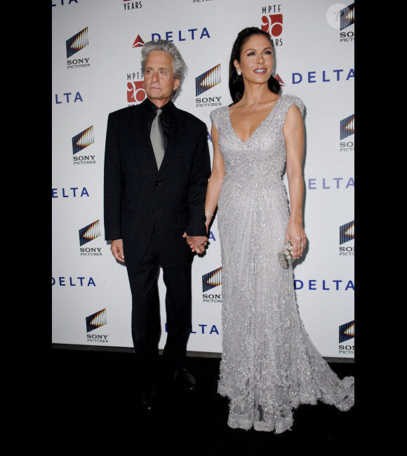 Michael Douglas et Catherine Zeta-Jones, le 15 octobre 2011 à Los Angeles.